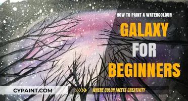 Easy Watercolour Galaxy Painting: Beginner's Guide to Cosmic Art