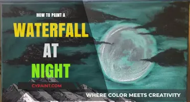 Mastering Nighttime Waterfall Painting: Techniques for Capturing Moonlit Cascades