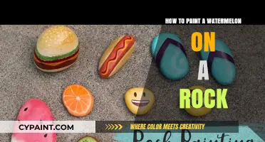 Easy Rock Painting Tutorial: Create a Vibrant Watermelon Design