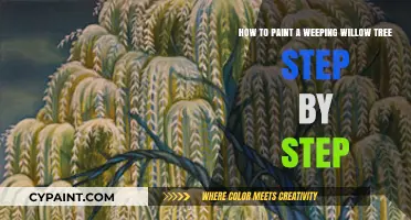 Mastering the Art of Painting a Weeping Willow Tree