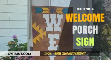 DIY Welcome Porch Sign: Easy Painting Steps for a Warm Greeting