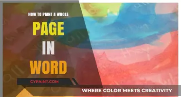 Mastering Word: Effortlessly Paint a Full Page in Simple Steps