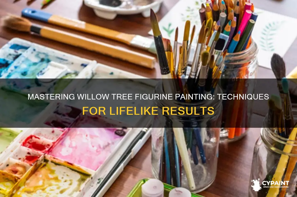 how to paint a willow tree figurine