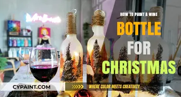 Festive DIY: Transforming Wine Bottles into Christmas Decor Masterpieces