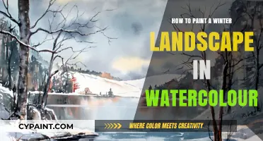 Mastering Watercolour: Painting a Serene Winter Landscape Step-by-Step