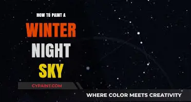 Mastering the Art of Painting a Winter Night Sky