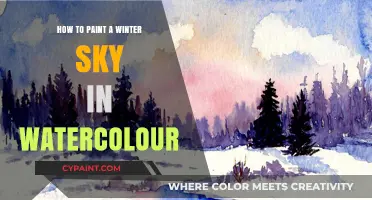 Mastering Watercolour: Painting a Serene Winter Sky Step-by-Step