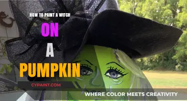 Spooky Pumpkin Art: Step-by-Step Guide to Painting a Witch