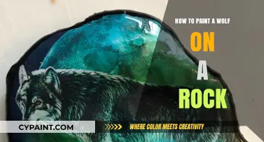 Master Rock Painting: Create a Stunning Wolf Design Step-by-Step