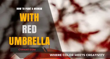 Mastering the Art of Painting a Woman with a Red Umbrella