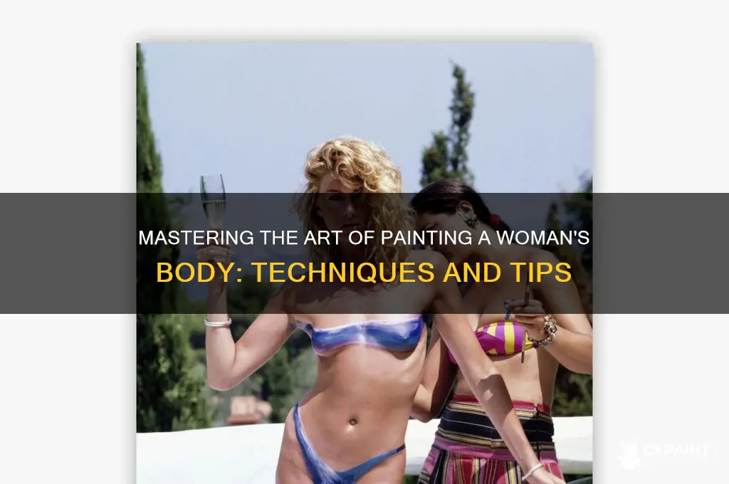 how to paint a woman