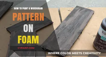 Mastering Woodgrain: Painting Realistic Patterns on Foam Surfaces Easily