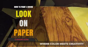 Mastering the Wood Grain Effect: Painting Techniques for Realistic Paper Art