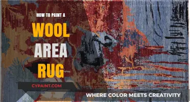 Creative Tips for Painting a Wool Area Rug at Home