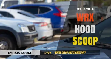 Customizing Your WRX: A Step-by-Step Guide to Painting the Hood Scoop