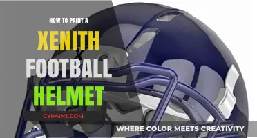 Mastering the Art: Painting a Xenith Football Helmet Step-by-Step