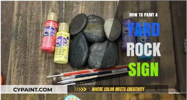 DIY Yard Rock Sign Painting: Easy Steps for Creative Outdoor Decor