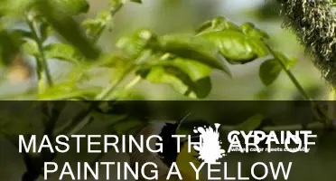 how to paint a yellow bird on a limb