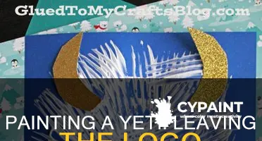 how to paint a yeti leaving the yeti logo