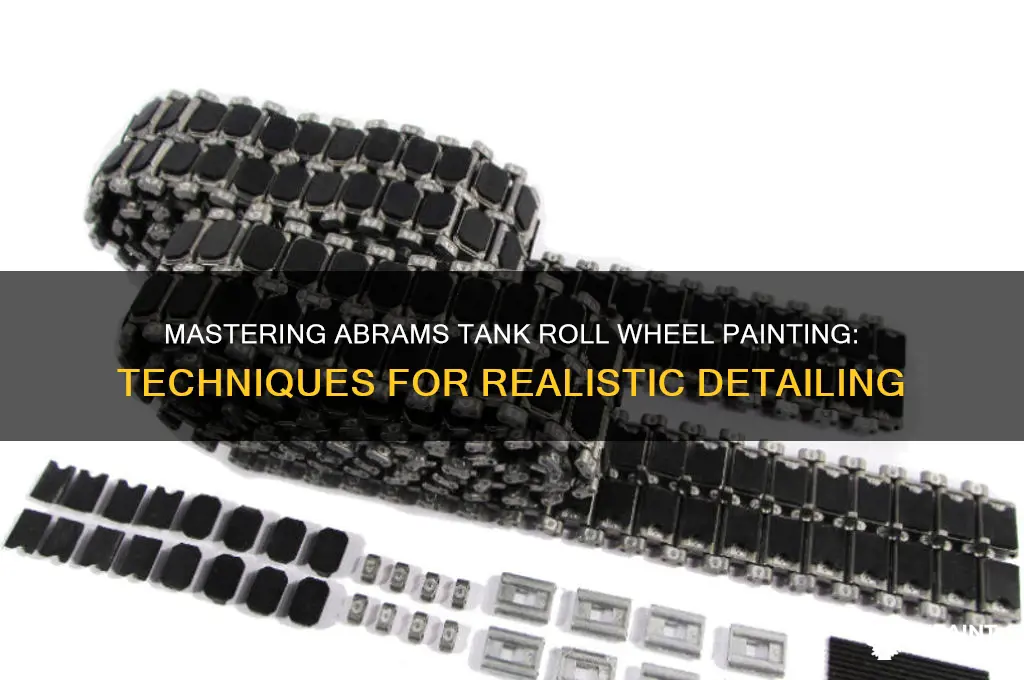how to paint abrams tank roll wheels