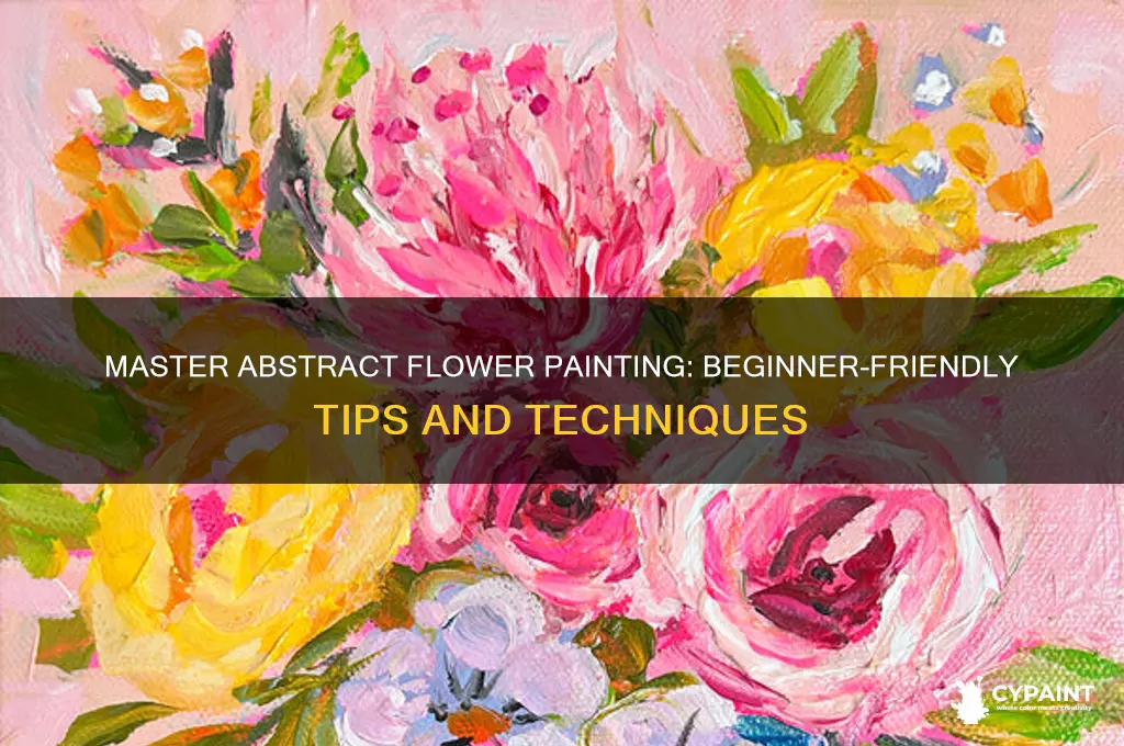 how to paint abstract flowers for beginners