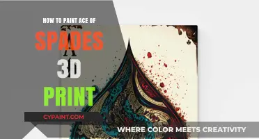 Mastering the Art: Painting Your Ace of Spades 3D Print
