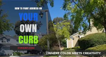 DIY Curb Appeal: Painting Your Address on the Curb Easily