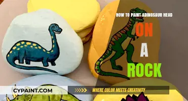 Creative Rock Art: Painting a Dinosaur Head Step-by-Step Guide