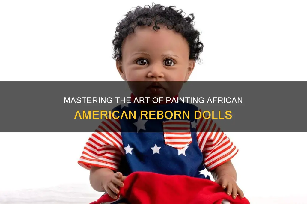 how to paint african american reborn dolls