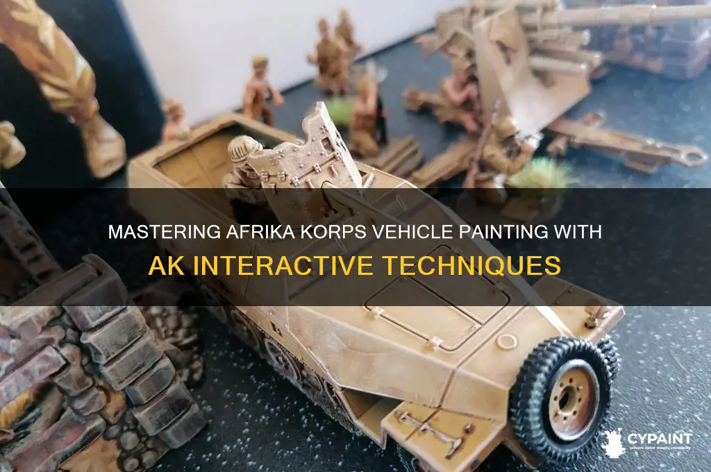 how to paint afrika korps vehicles ak interactive