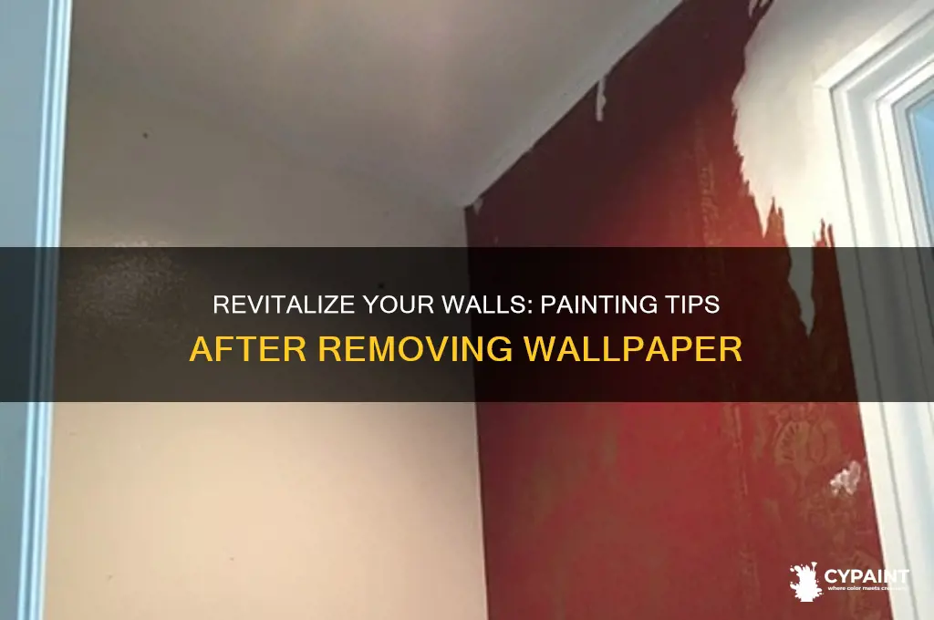 how to paint after taking off wallpaper