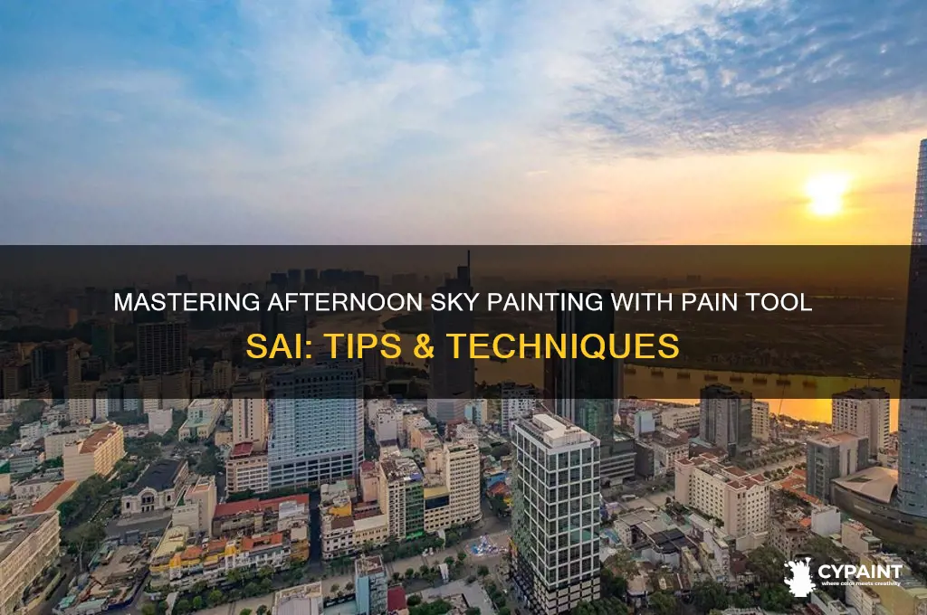 how to paint afternoon sky pain tool sia