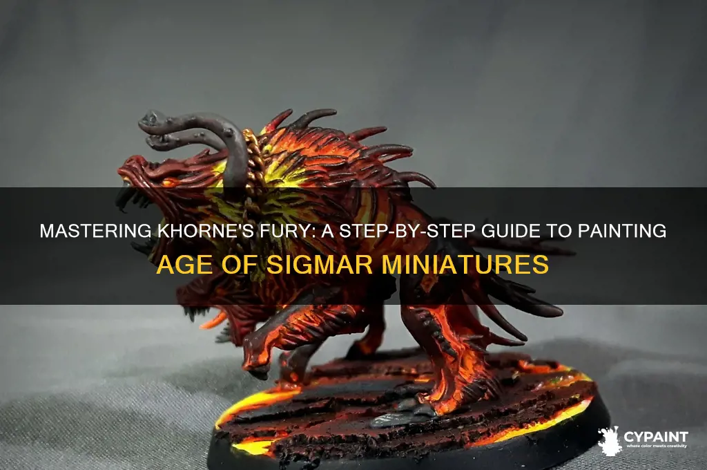 how to paint age of sigmar khorne