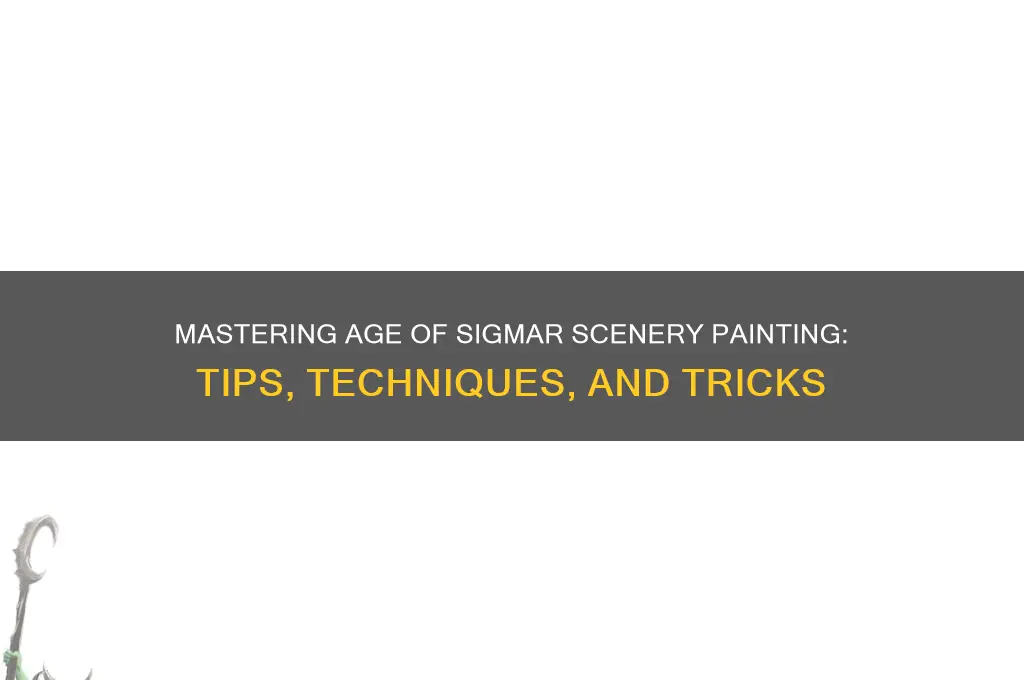 how to paint age of sigmar scenery