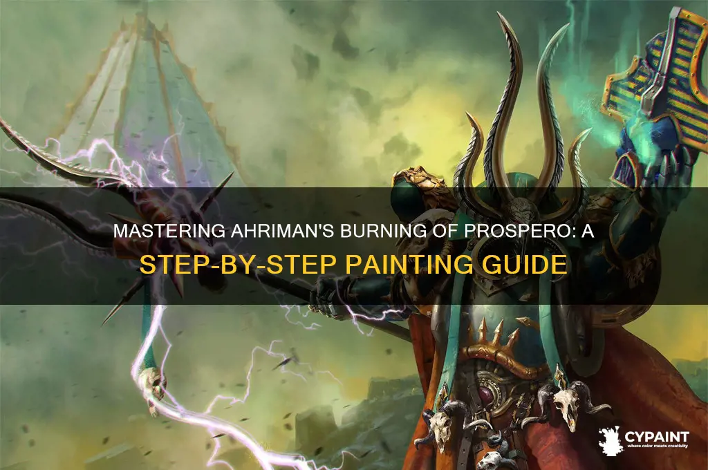 how to paint ahriman burning of prospero