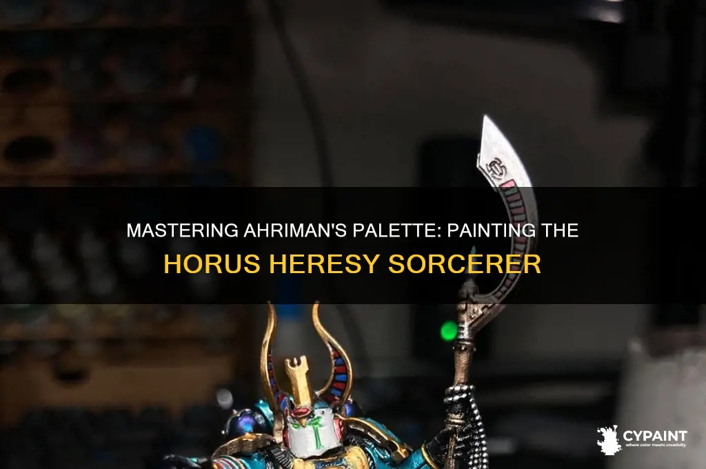 how to paint ahriman of the horus heresy