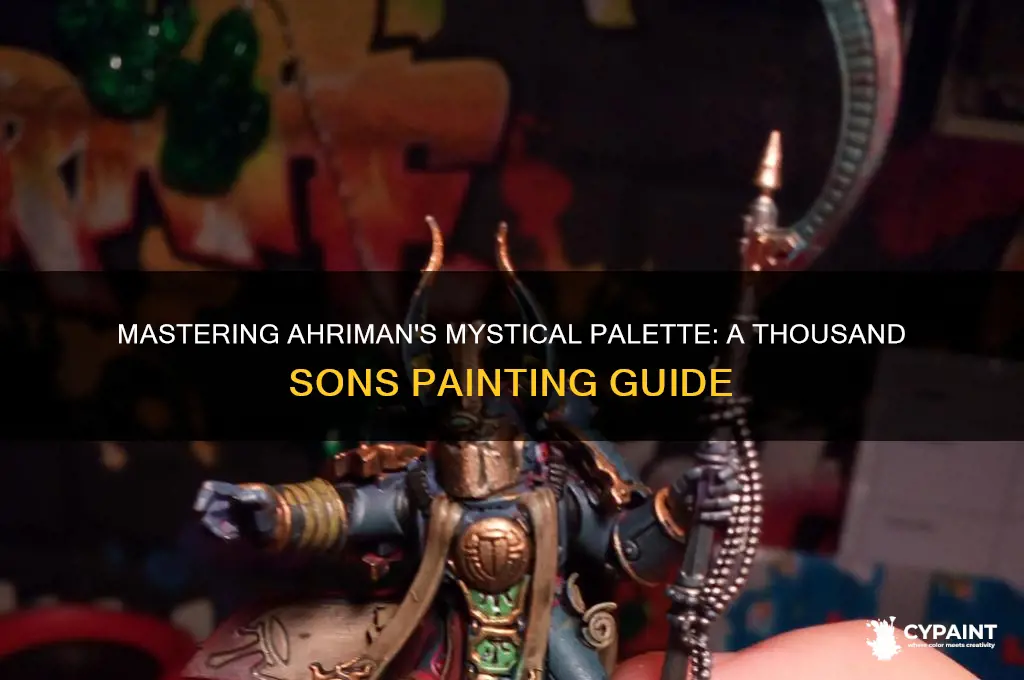 how to paint ahriman of the thousand sons