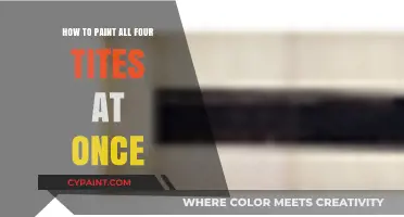 Mastering Multi-Tasking: Techniques to Paint All Four Tires Simultaneously
