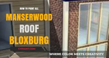 Painting Manserwood Roof in Bloxburg: Step-by-Step Guide for Beginners