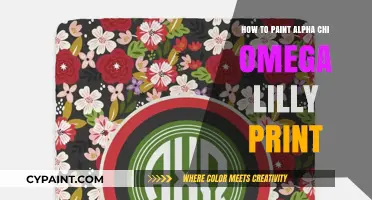 Mastering the Art: Painting Alpha Chi Omega's Lilly Print Step-by-Step