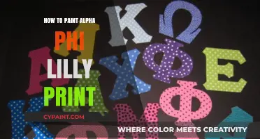 Mastering the Art: Painting Alpha Phi's Signature Lilly Print