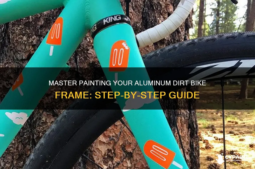 how to paint aluminum dirt bike frame