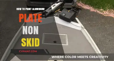 Easy Steps to Paint Aluminum Plates with a Non-Skid Finish
