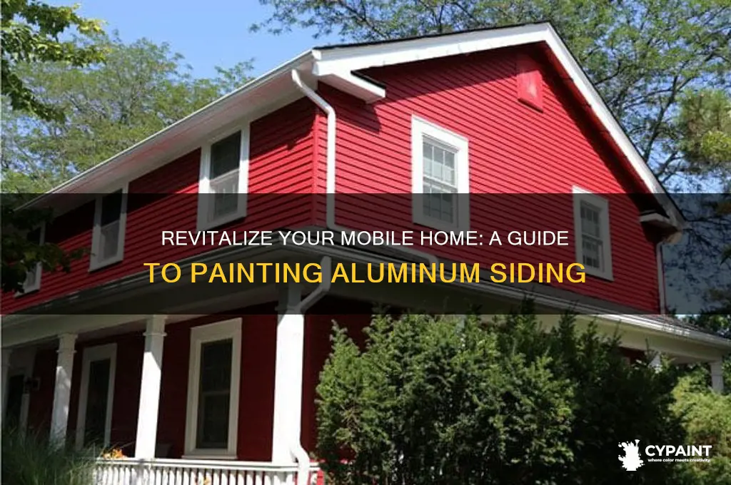 how to paint aluminum siding mobile home