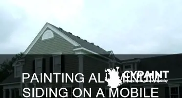 how to paint aluminum siding on a mobile home