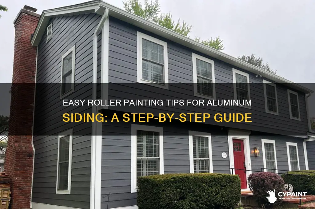how to paint aluminum siding with a roller