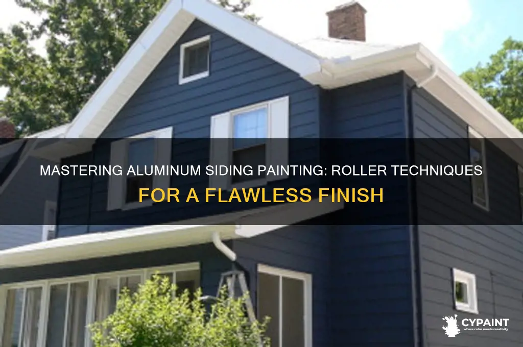 how to paint aluminum siding with roller