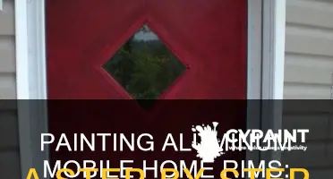 how to paint aluminum yrim on a mobile home