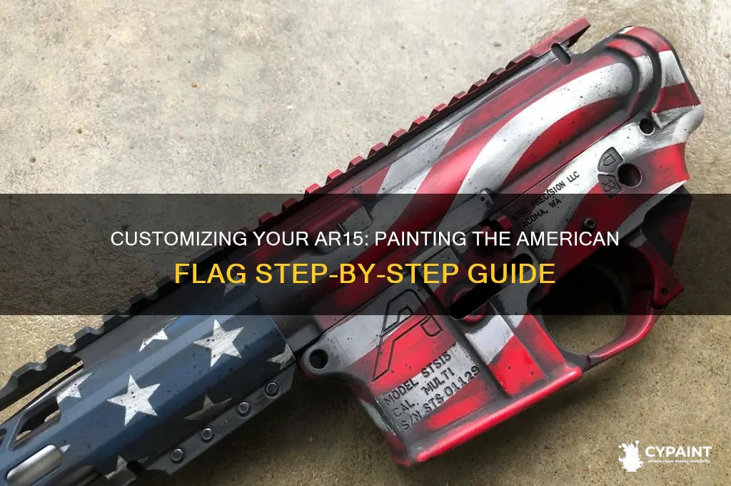how to paint american flag on ar15