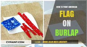 Patriotic DIY: Painting the American Flag on Burlap Step-by-Step